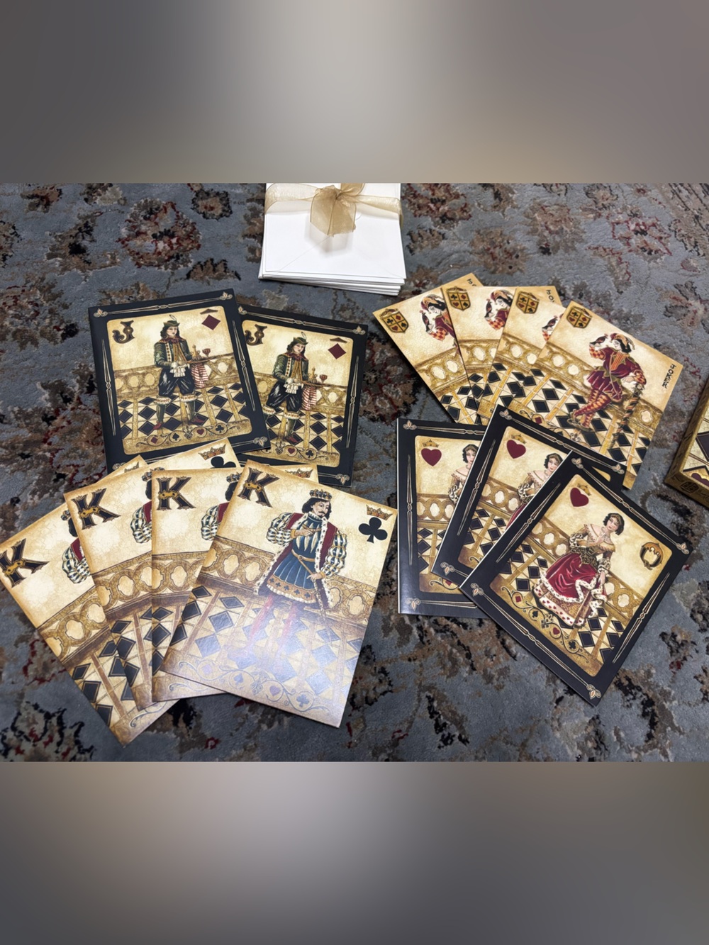 Vintage Gregory Gorham Decorative Note Card Set